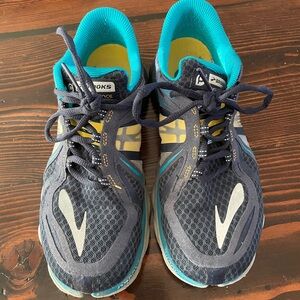 Brooks PureCadence Navy & Teal Sneakers